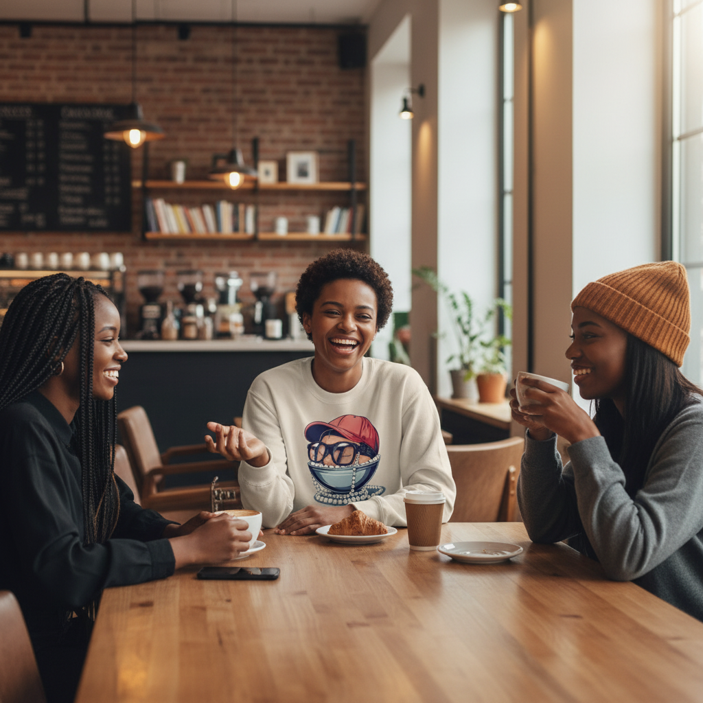 Coffee Lover Sweatshirt – Cup of Joe Graphic