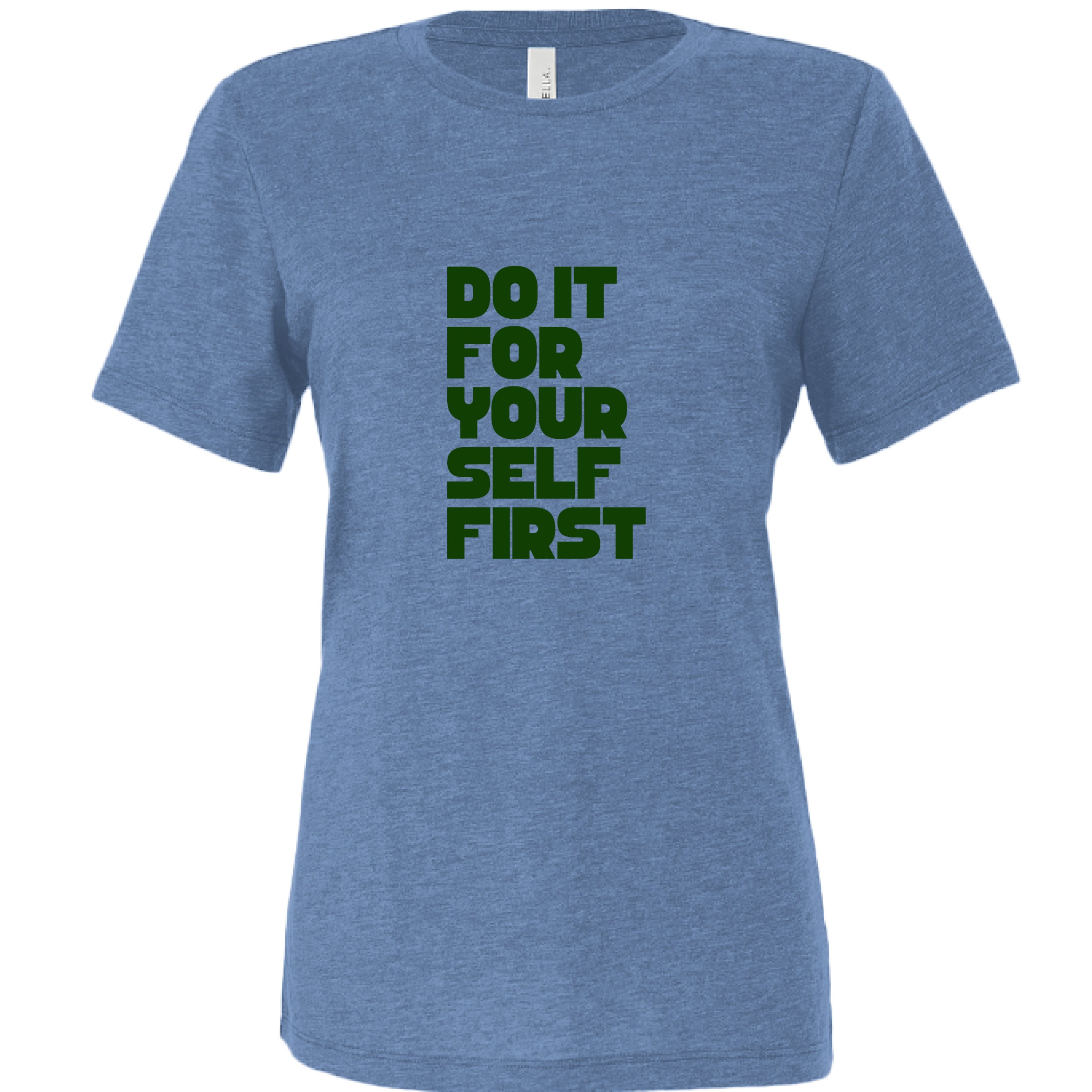 Blue Triblend - FRONT